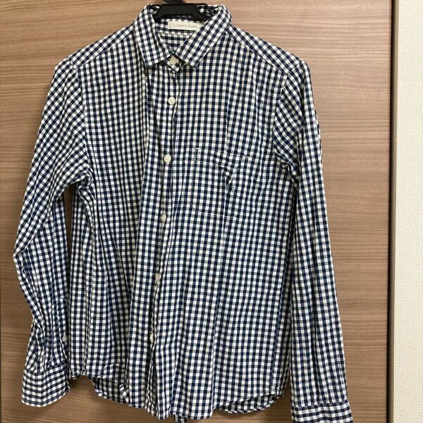 長袖 シャツ 長袖シャツ チェック柄 ギンガムチェック チェック M ローリーズファーム