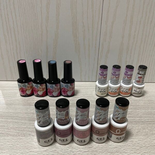 ジェルネイル 13個 まとめ売り irogel Chal'Gel ダイソー キャンドゥ ネイルカラー ジェルネイル セルフネイル
