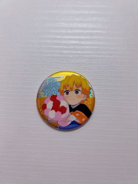 ニジゲンノモリ 鬼滅の刃 ネオン缶バッジ 44mm 善逸