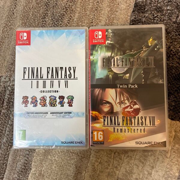 2個セット FINAL FANTASY I-VI 新品& VII,VIII switch ファイルファンタジー