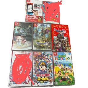 Switch ソフト6本まとめ売り 桃太郎電鉄 ドラゴンクエスト ファイナルファンタジー あつまれどうぶつの森 脳トレ スイッチ