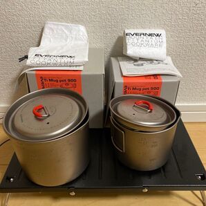 EVERNEW Ti Mug pot 500 900 セット