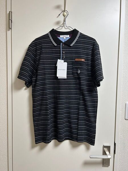 新品☆U.S. POLO ASSN. ポロシャツ ボーダー HISTORY L