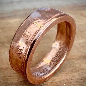 イギリス硬貨 2ペンス コインリング