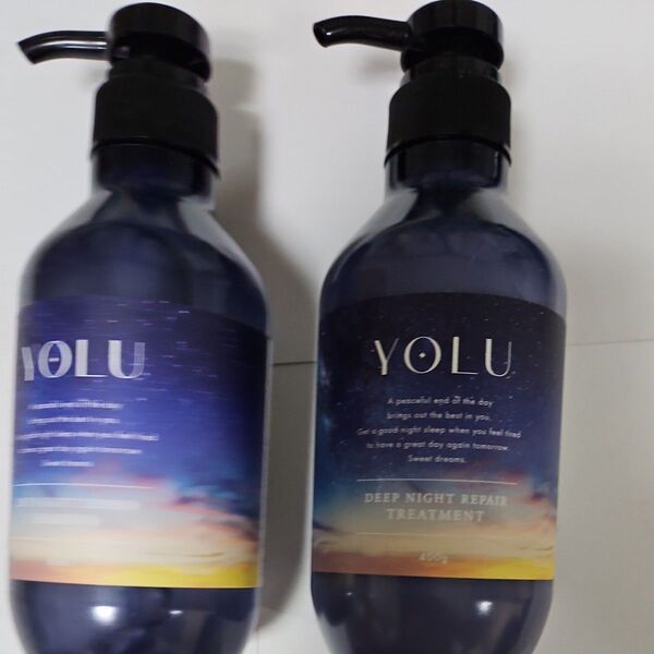YOLU ディープナイトリペア シャンプー ポンプ 400ml トリートメント400g