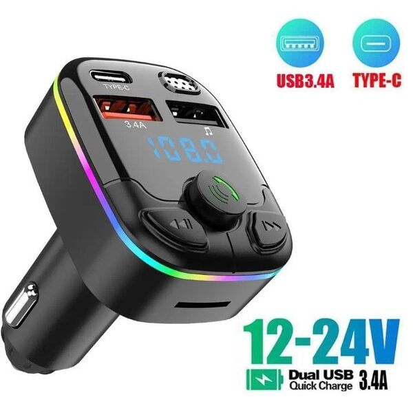 USB充電機能付きFMトランスミッター