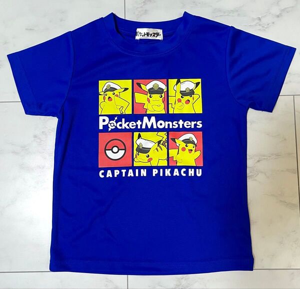 【キャプテンピカチュウ】ポケモンキッズTシャツ 120cm
