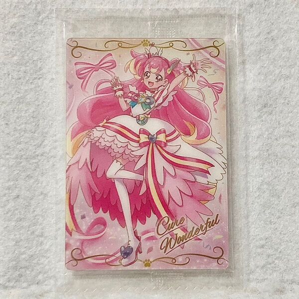 【内袋未開封☆】プリキュア カード ウエハース10 キュアワンダフル SR No.01