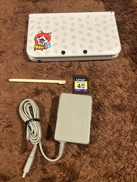 美品Nintendo 妖怪ウォッチジバニャン3DS LL 純正充電器付き
