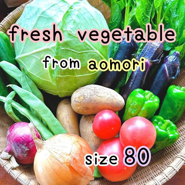 青森県産野菜 80サイズ 詰め合わせ