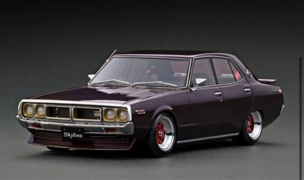 1/18 ヨンメリ パープル スカイライン ケンメリ Nissan 日産 ignition イグニッションモデル