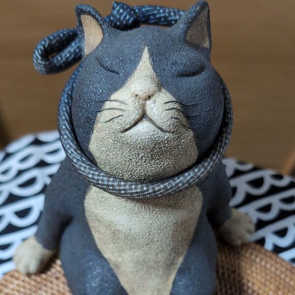 置物、陶器置物、猫、作家、可愛い、ねこ、陶器