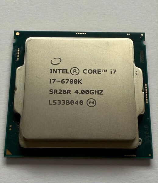 CPU Intel Core i7-6700K SR2BR 4.00GHZ 中古
