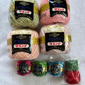 オリムパスレース糸 エミーグランデ 50g 4色 エミーグランデカラーズ 10g 3色+2色