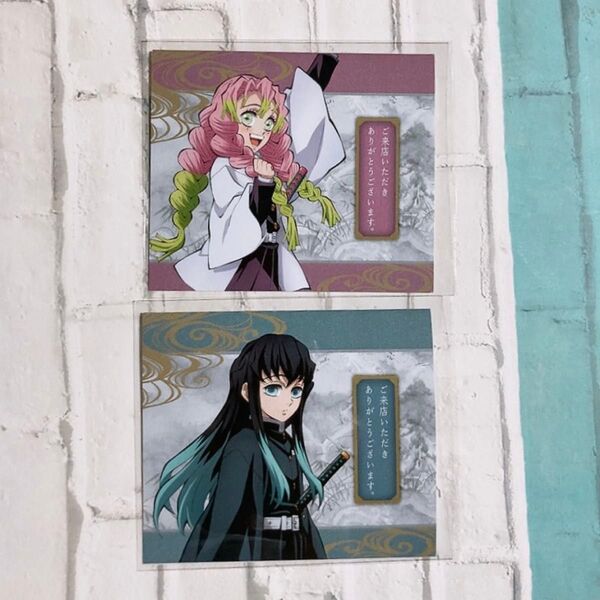 時透無一郎 甘露寺蜜璃 ufotable dining ウェルカムポップ POP 鬼滅の刃 刀鍛冶の里編 無一郎 蜜璃