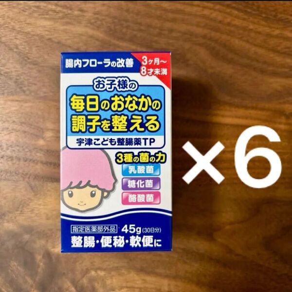 指定医薬部外品 宇津救命丸 宇津こども整腸薬TP 45g ×6