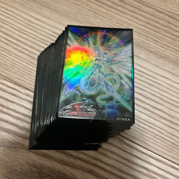 【中古】遊戯王5D’s カードプロテクター(スリーブ) セイヴァースタードラゴン 43枚