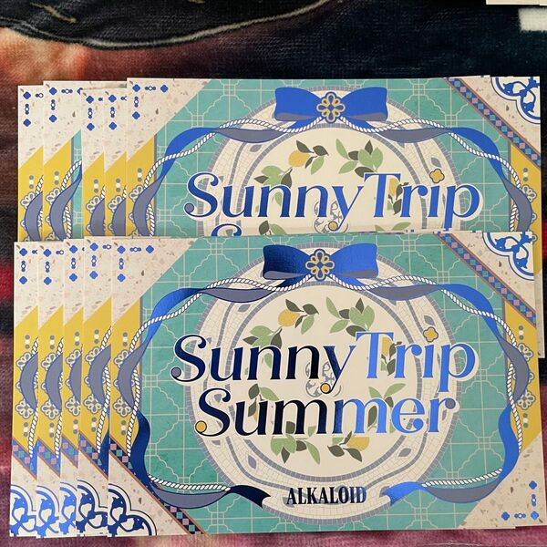 あんスタ ALKALOID 歌詞カード SunnyTripSummer pattythee 天城一彩 白鳥藍良 礼瀬マヨイ 風早巽
