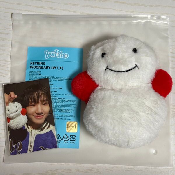 BOYNEXTDOOR BBNEXDO PLUSH KEYRING キーリング ウナク WOONBABY