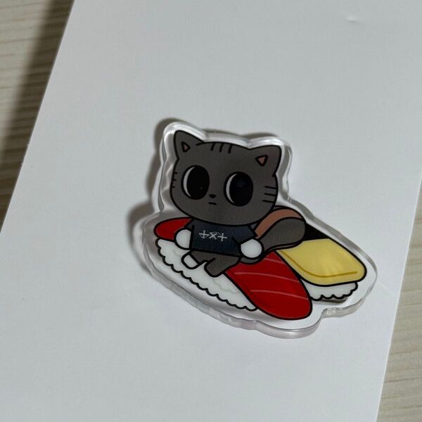 TXT アクリルバッジ ダゴニャン テヒョン 有明 ご当地 寿司