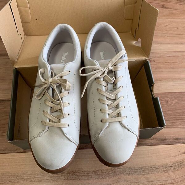 Timberland 白スニーカー 26cm