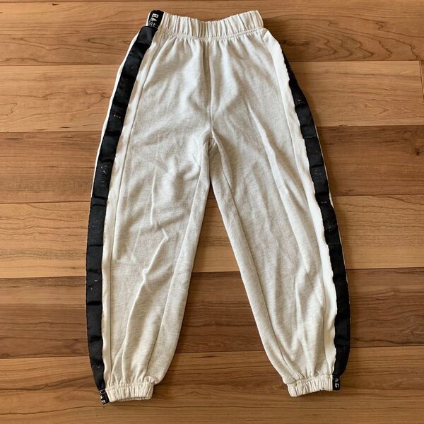キッズ スウェットパンツ グレー サイドライン入り