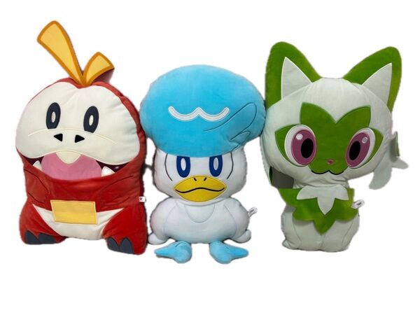 ポケットモンスター ニャオハ ホゲータ クワッス めちゃでかぬいぐるみ3体セット ポケモン クッション