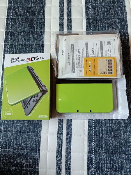 Newニンテンドー3DS LL本体 ライム ×ブラック