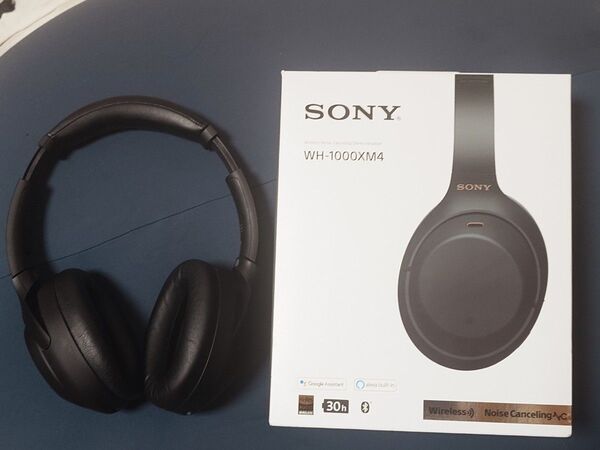 【中古美品/値下げ可】動作確認済み SONY WH-1000XM4 ノイズキャンセリング ヘッドホン 箱あり ブラック