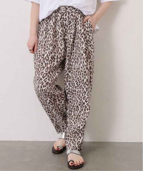 journal standard luxeレオパリネンタックイージーパンツ