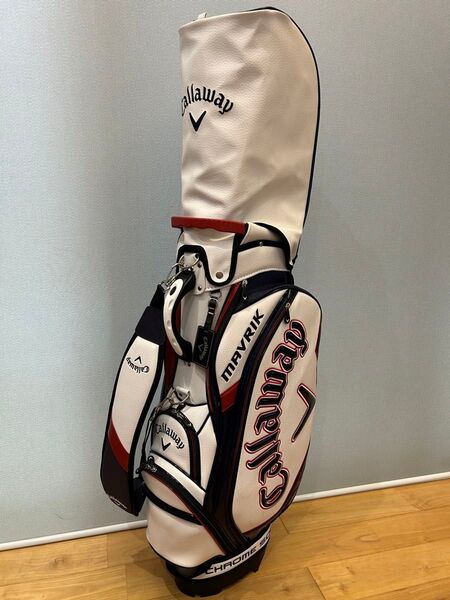 【美品】Callaway キャディバッグ MAVERICKツアーモデル スタンドタイプ トリコロールカラー ゴルフ ゴルフバッグ