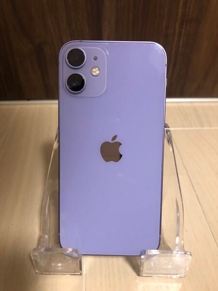 iPhone12mini 64gb ソフトバンクSIM パープル 訳あり 画面割れ