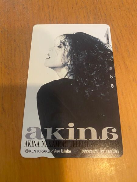 中森明菜 テレホンカード 未使用品