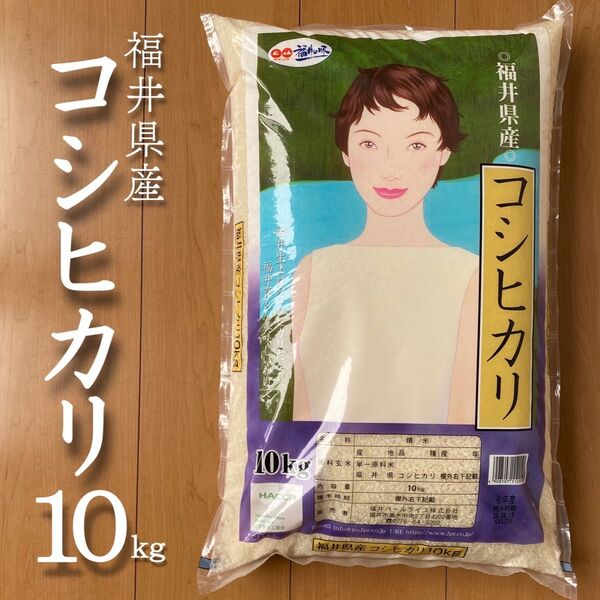 福井県産 コシヒカリ 10kg 令和6年産 白米 単一原料米 送料無料 即購入OK 【精米_2025年4月下旬】