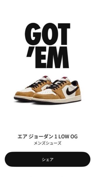 Nike Air Jordan 1 Low Rookie of the Year ナイキ ルーキーオブザイヤー 27.5cm