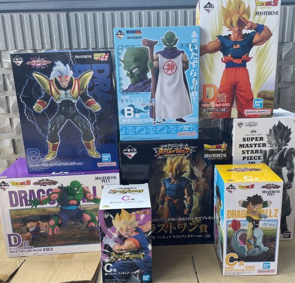 ドラゴンボール 一番くじ フィギュア まとめ売り ピッコロ 孫悟飯 ラストワン賞孫悟空 神様 SMSPゴジータ等
