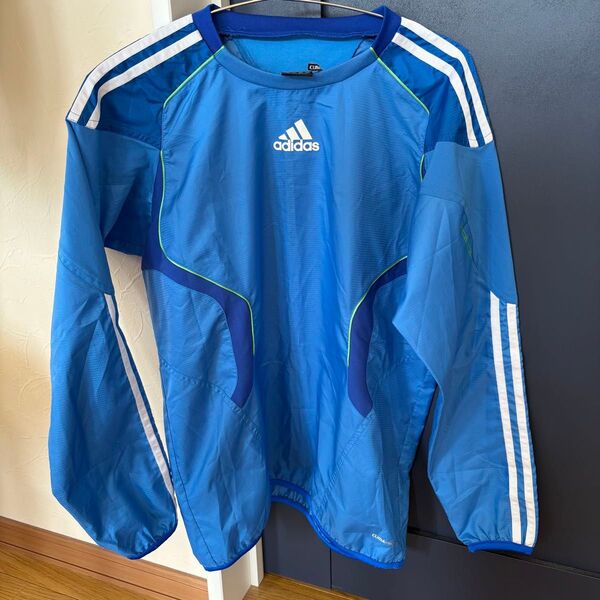 adidas サッカー ピステ ブルー アディダス aナイロン ジャンバー サッカー スポーツ 青