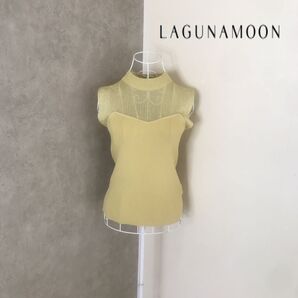 ラグナムーン 1度着用 カットソー ノースリーブ F
