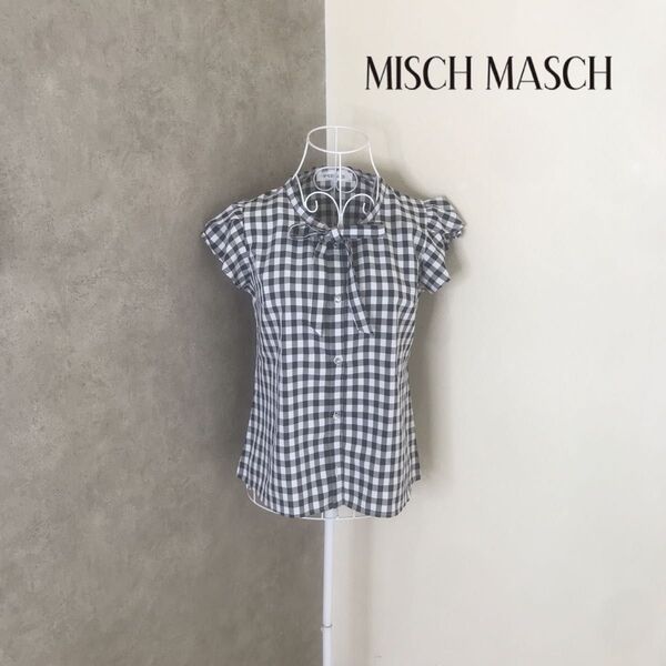 ミッシュマッシュ 1度着用 シャツ ブラウス 半袖シャツ