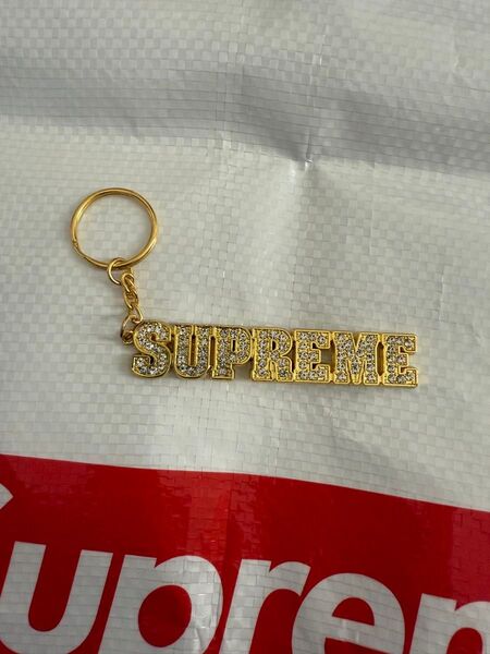 Supreme キーホルダー キーチェーン ゴールド