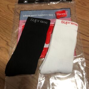 supreme hanes ソックス スポーツ 靴下 2足