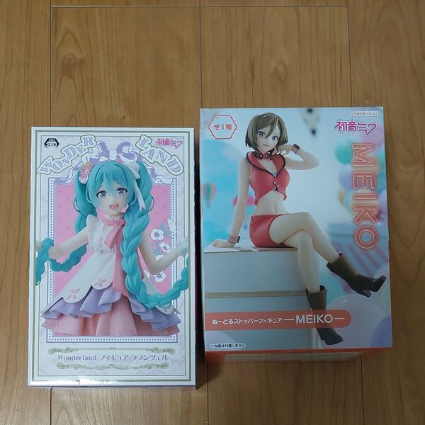 新作 フィギュア ぬーどるストッパー MEIKO Wonderland ラプンツェル 初音ミク 2個セット 未開封