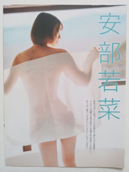 安部若菜 切り抜き 7ページ