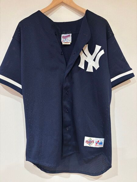 MLB マジェスティック Majestic ユニフォーム ニューヨークヤンキース ベースボールシャツ ヤンキース