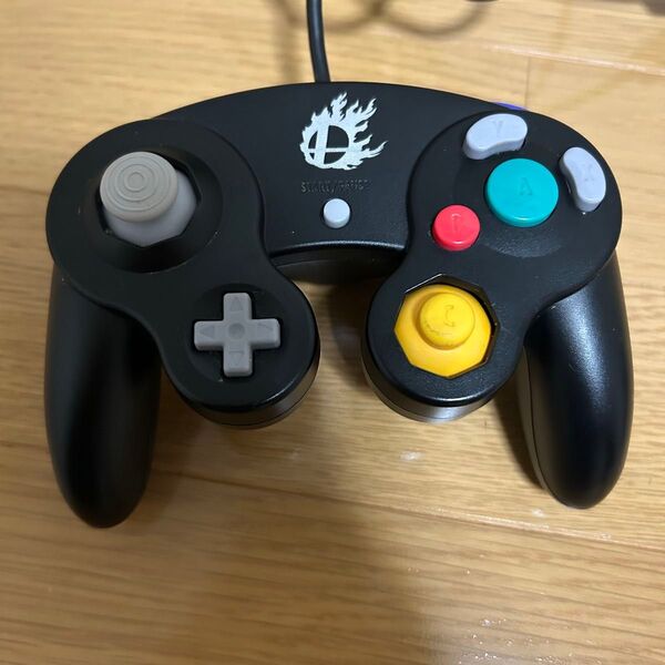 【純正】動作確認済み 任天堂/ニンテンドーゲームキューブコントローラーGCコン スマブラブラック DOL-003