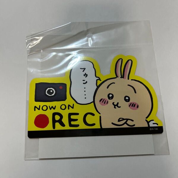 ちいかわ エンジョイドライブカーマグネット うさぎREC