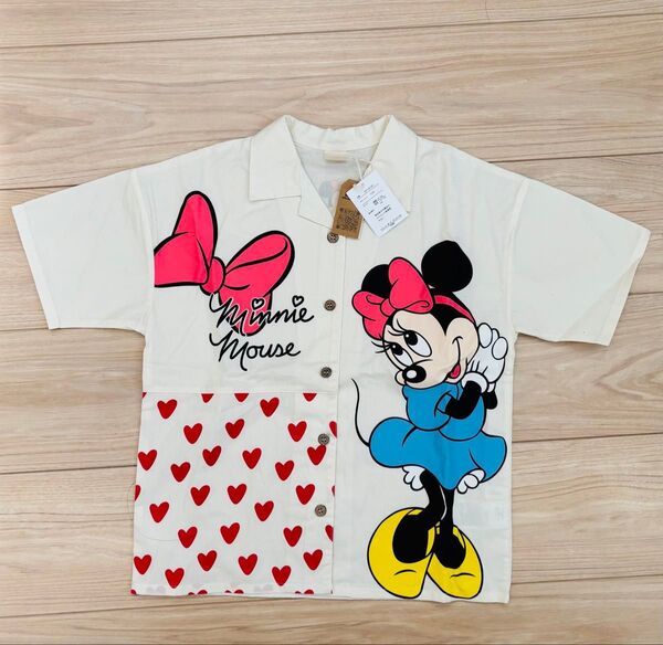 ミニーちゃん 半袖 120 シャツ Tシャツ ディズニー ミッキー ランド 子供服 キッズ 女の子 夏服