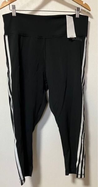 adidas アディダス スポーツタイツ ブラック タイツ 黒 XL レギンス