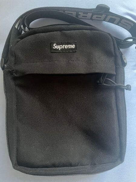 supreme ナイロン ショルダーバッグ 黒 18SS