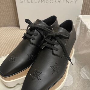 STELLAMcCARTNEY ステラマッカートニー エリス クリスタルスタープラットフォームシューズ 厚底シューズ 35